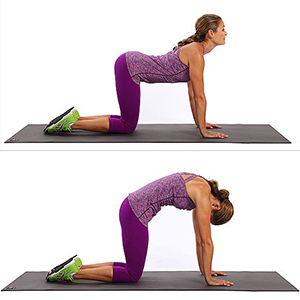 Делала зарядку болит спина