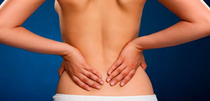 как убрать живот болит спина