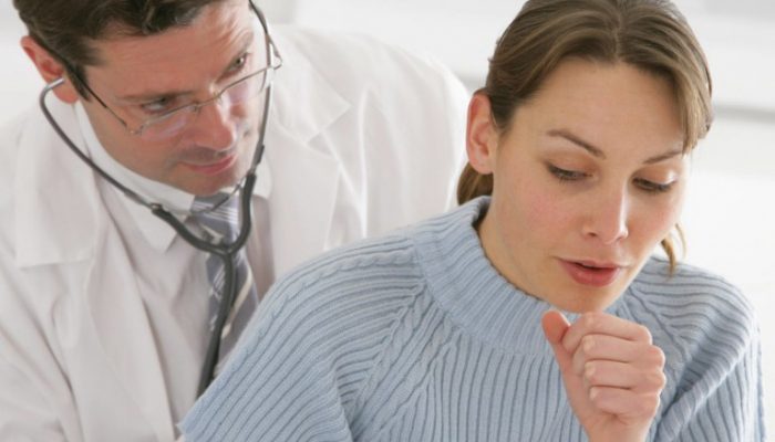 При бронхах болит спина