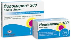 препараты йода